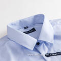 Men's Light Blue Business Formal Office Shirt